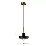 LP5175-1P Suspensie black MARBLE Lampardi - img 3