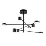LP591-8C Lustra Spider Lampardi 8x7w LED/H70-85cm D103cm - img 1