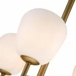 LP697-12 Lustra Manfred Gold Lampardi 12x50w G9/H66-130cm D110cm - img 5