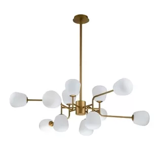 LP697-12 Lustra Manfred Gold Lampardi 12x50w G9/H66-130cm D110cm