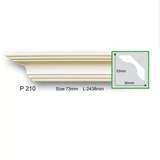 P210-8 Cornisa neted Gaudi Decor 53x50x2440