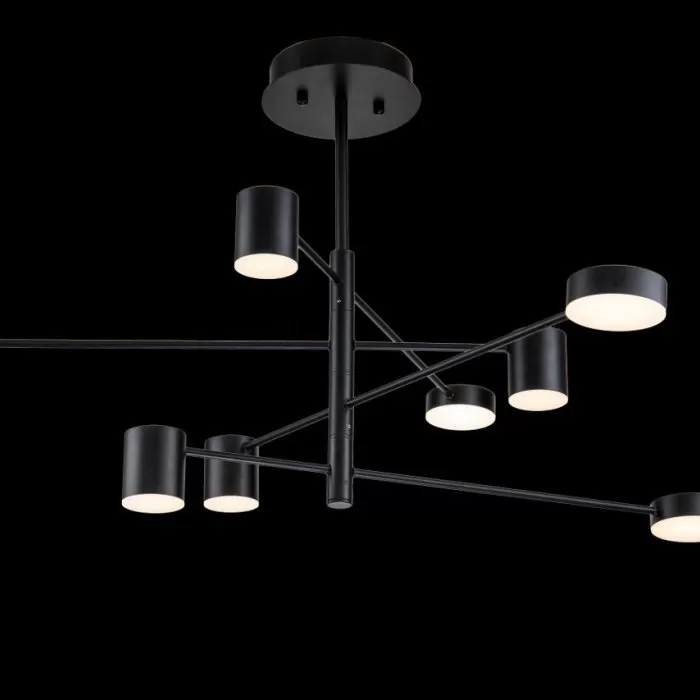LP591-8C Lustra Spider Lampardi 8x7w LED/H70-85cm D103cm - img 2