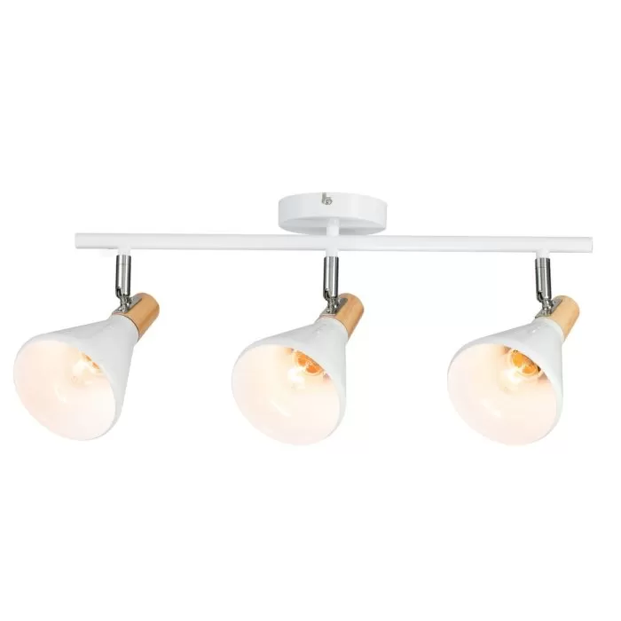 LP756-3W Aplica Lemnos White Lampardi 3x60w E27/H14-16cm D53cm - img 1