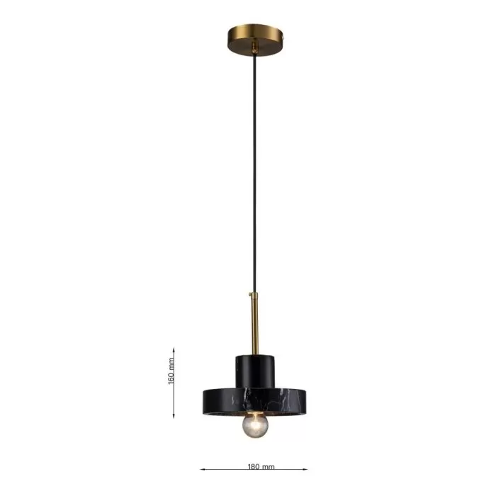 LP5175-1P Suspensie black MARBLE Lampardi - img 3
