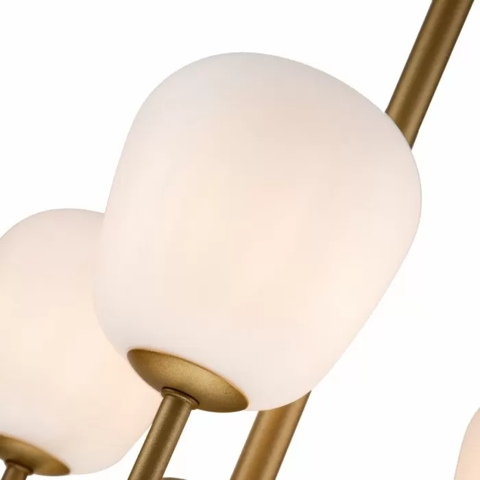 LP697-12 Lustra Manfred Gold Lampardi 12x50w G9/H66-130cm D110cm - img 5
