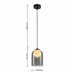 LP4027-1P Lustra Lampardi Lynk - img 3