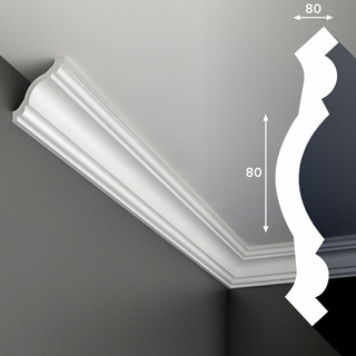 K012 (KX012) Cornisa duropolimer 80*80*2000mm Cosca (20 buc-1 cutie)