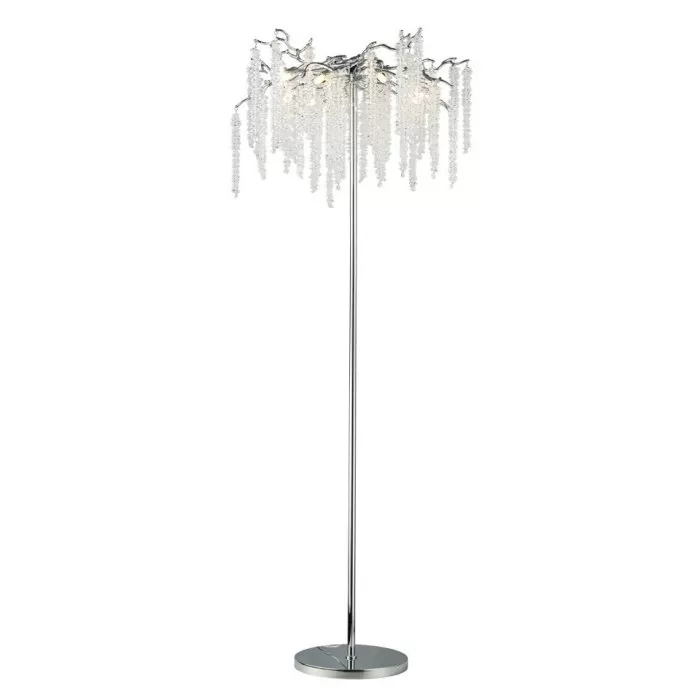 CLN1002-1F Lampadar Grapedrop Cellini chrome D500*H1650 - img 1