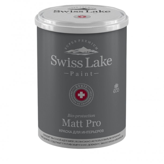 Vopsea Art.13202 Swiss Lake Matt Pro  baza A,9L - img 1