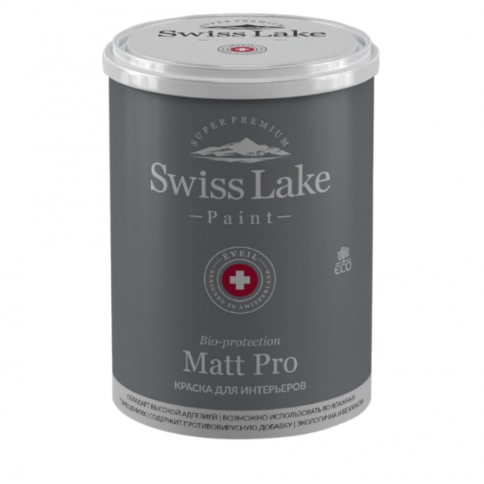 Vopsea Art.13202 Swiss Lake Matt Pro  baza A,9L - img 1