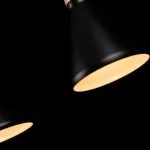 LP755-5P Suspensie Lemnos Black Lampardi 5x60w E27/H35-90cm D95cm - img 10
