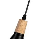 LP755-5P Suspensie Lemnos Black Lampardi 5x60w E27/H35-90cm D95cm - img 5