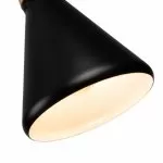 LP755-5P Suspensie Lemnos Black Lampardi 5x60w E27/H35-90cm D95cm - img 3