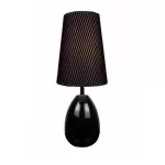 LP608-1T Veioza Anita Black Lampardi 1x40w E27/H57cm D22cm - img 1