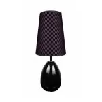 LP608-1T Veioza Anita Black Lampardi 1x40w E27/H57cm D22cm - img 2