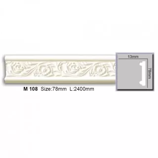 M108 Molding ornament Harmony 78x13x2400