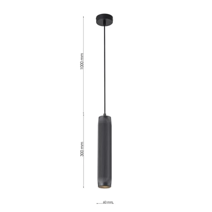 LP759-1P Suspensie Riflet Lampardi D60*300mm/IP20 GU10  - img 3