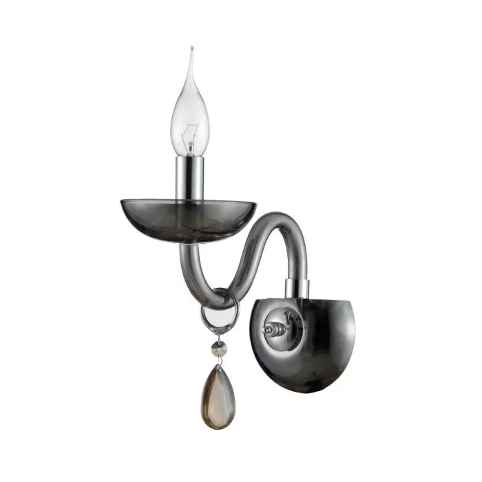 LP132-1W Aplica Smoky Lampardi 1x40w E14/ H25cm D12cm - img 1