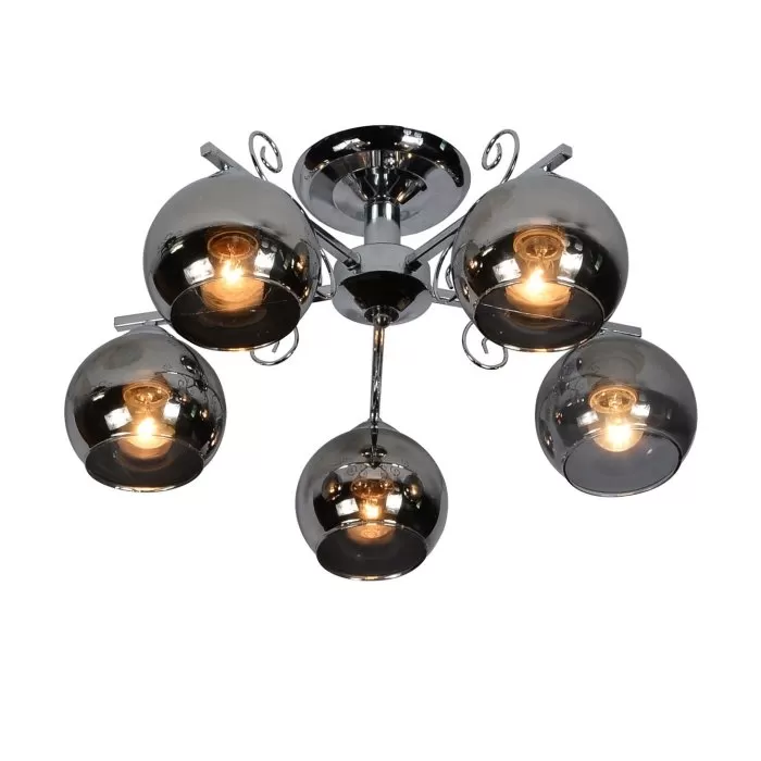 FL504-5C Lustra Berlin Flitz 5x60w E27/ H24cm D50cm - img 1