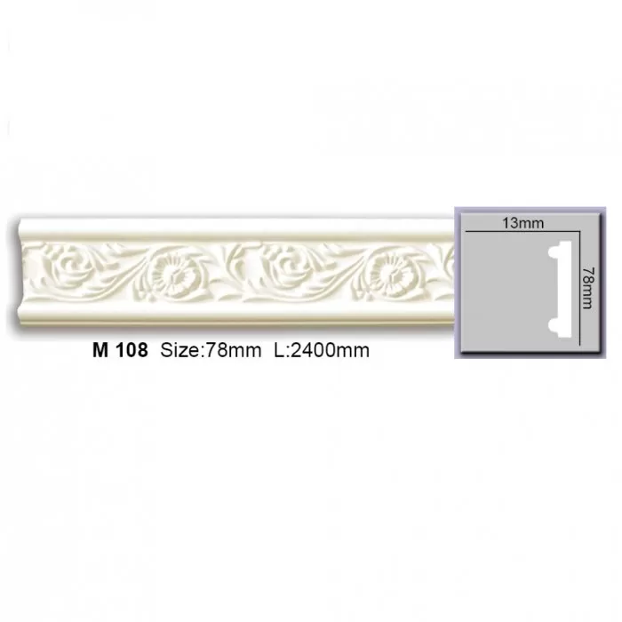 M108 Molding ornament Harmony 78x13x2400 - img 1