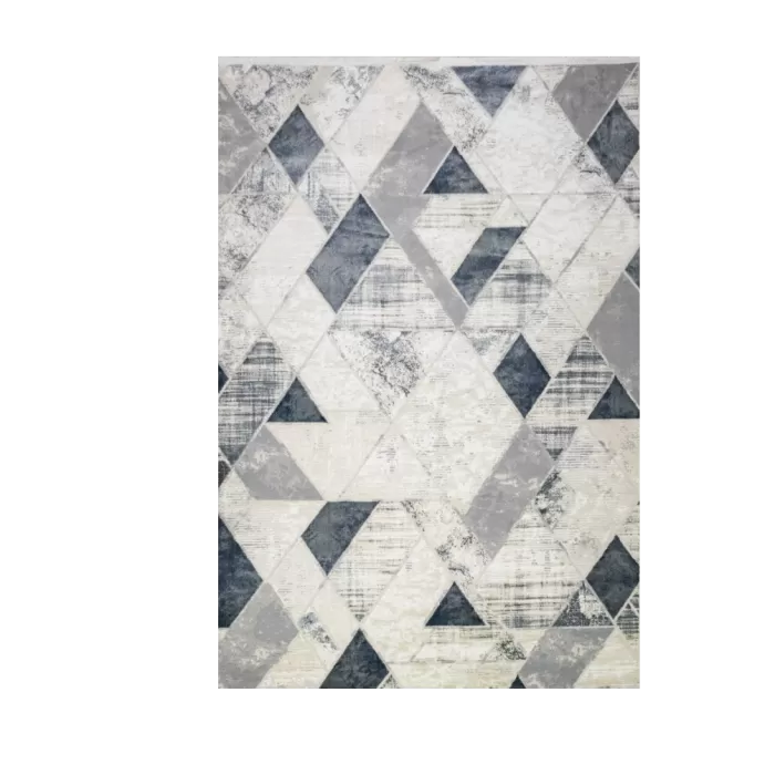 5763A_Z8485 Blue/Grey Covor Sila Lux 160 x 230 - img 1