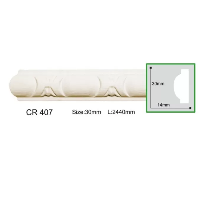 CR407-8  Molding ornament Gaudi Decor 30x17x2440 - img 1