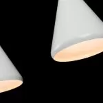 LP756-5P Suspensie Lemnos White Lampardi 5x60w E27/H35-90cm D95cm - img 6