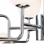 LP698-12 Lustra Manfred Silver Lampardi 12x50w G9/H66-130cm D110cm - img 5