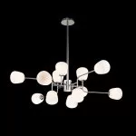 LP698-12 Lustra Manfred Silver Lampardi 12x50w G9/H66-130cm D110cm - img 4
