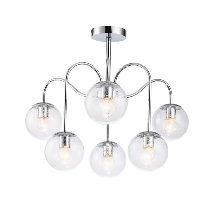 FL518-6C Lustra Peri Flitz 6x60w E27/H48cm D65cm - img 3