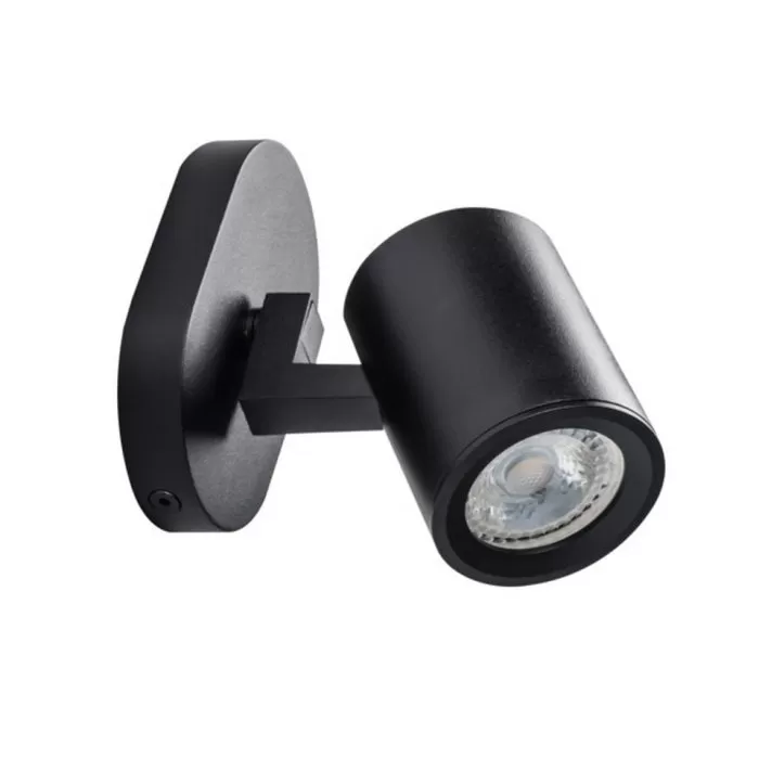 LP729-1W Aplica iOS Black Lampard 1x50w GU10/ H12cm D7cm - img 1