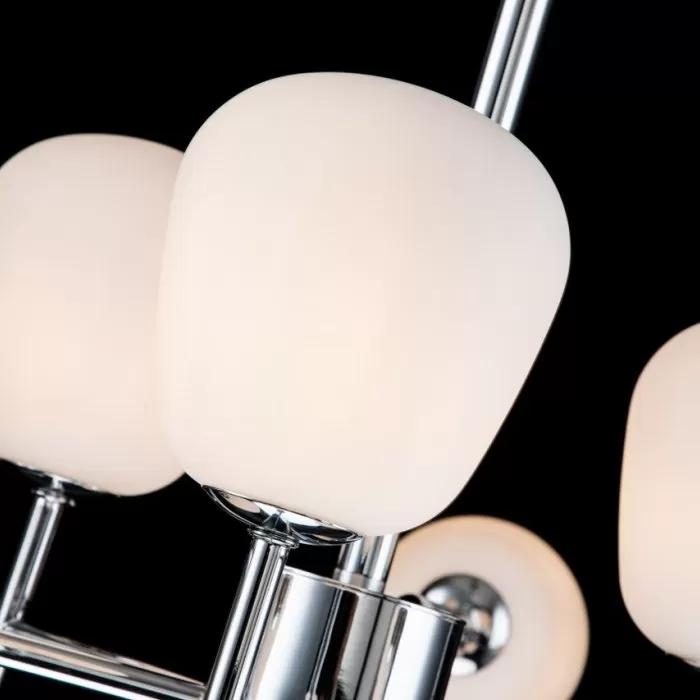 LP698-12 Lustra Manfred Silver Lampardi 12x50w G9/H66-130cm D110cm - img 8