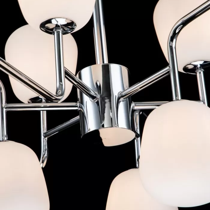 LP698-12 Lustra Manfred Silver Lampardi 12x50w G9/H66-130cm D110cm - img 6