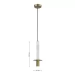 LP5180-1P Suspensie white marble MARBLE Lampardi - img 3