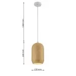 LP4030-1P Lustra Lampardi Clario - img 3
