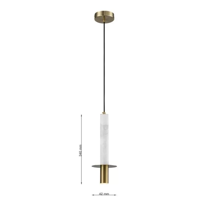 LP5180-1P Suspensie white marble MARBLE Lampardi - img 3