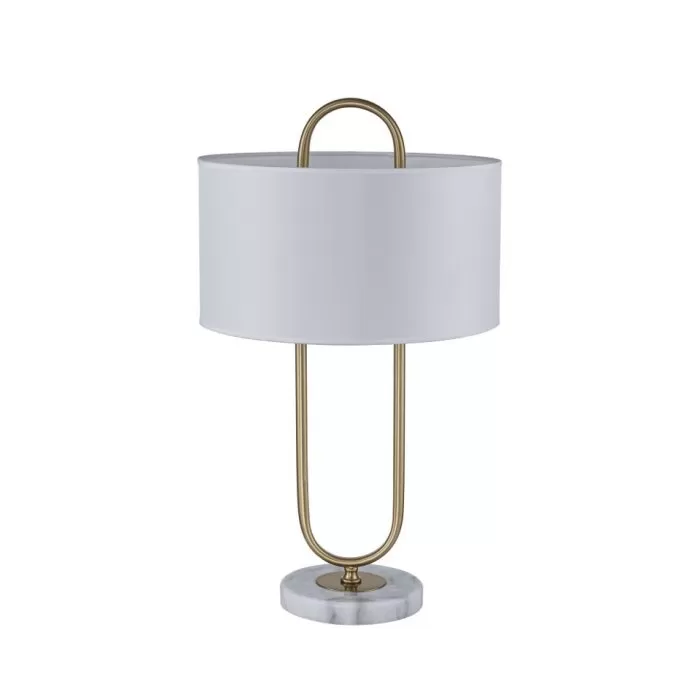 LP5268-1T Veiose Lampardi Table D33*H57CM/1*E27 white/cooper  - img 1