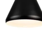 LP755-3P Suspensie Lemnos Black Lampardi 3x60w E27/H35-90cm D50cm - img 5