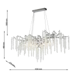 CLN1002-L100 Lustra Grapedrop Cellini chrome - img 3