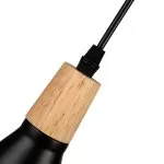 LP755-3P Suspensie Lemnos Black Lampardi 3x60w E27/H35-90cm D50cm - img 4