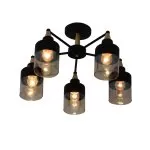 FL505-5C Lustra Copenhagen Black Flitz 5x60w E27/ H32cm D50cm - img 1