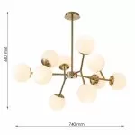 LP4018-10 Lustra Bolbo Lampardi  - img 3
