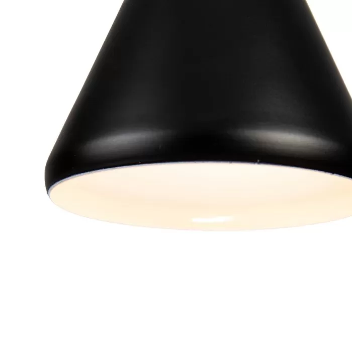 LP755-3P Suspensie Lemnos Black Lampardi 3x60w E27/H35-90cm D50cm - img 5
