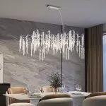 CLN1002-L120 Lustra Grapedrop Cellini chrome - img 2
