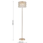 CLN1007-1F Lampadar Ringlux Cellini gold 3E14D350*H1600 - img 3