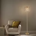 CLN1007-1F Lampadar Ringlux Cellini gold 3E14D350*H1600 - img 2