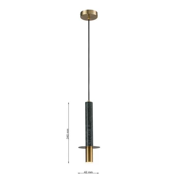 LP5182-1P Suspensie green marble MARBLE Lampardi - img 3