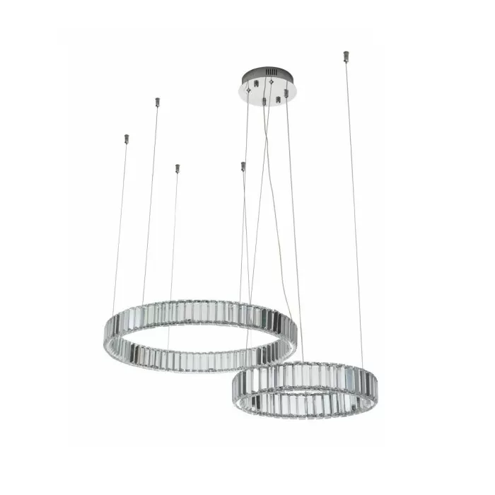 CLN243-2 Lustra Crysto Cellini 60w LED/H60-120cm D40+60cm - img 3