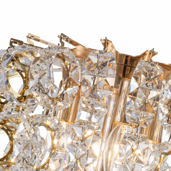 CLN1007-1F Lampadar Ringlux Cellini gold 3E14D350*H1600 - img 6