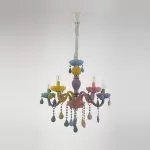 LP297-5 Lustra Rainbow Lampardi 5x40w E14/ H56-110cm D58cm - img 3